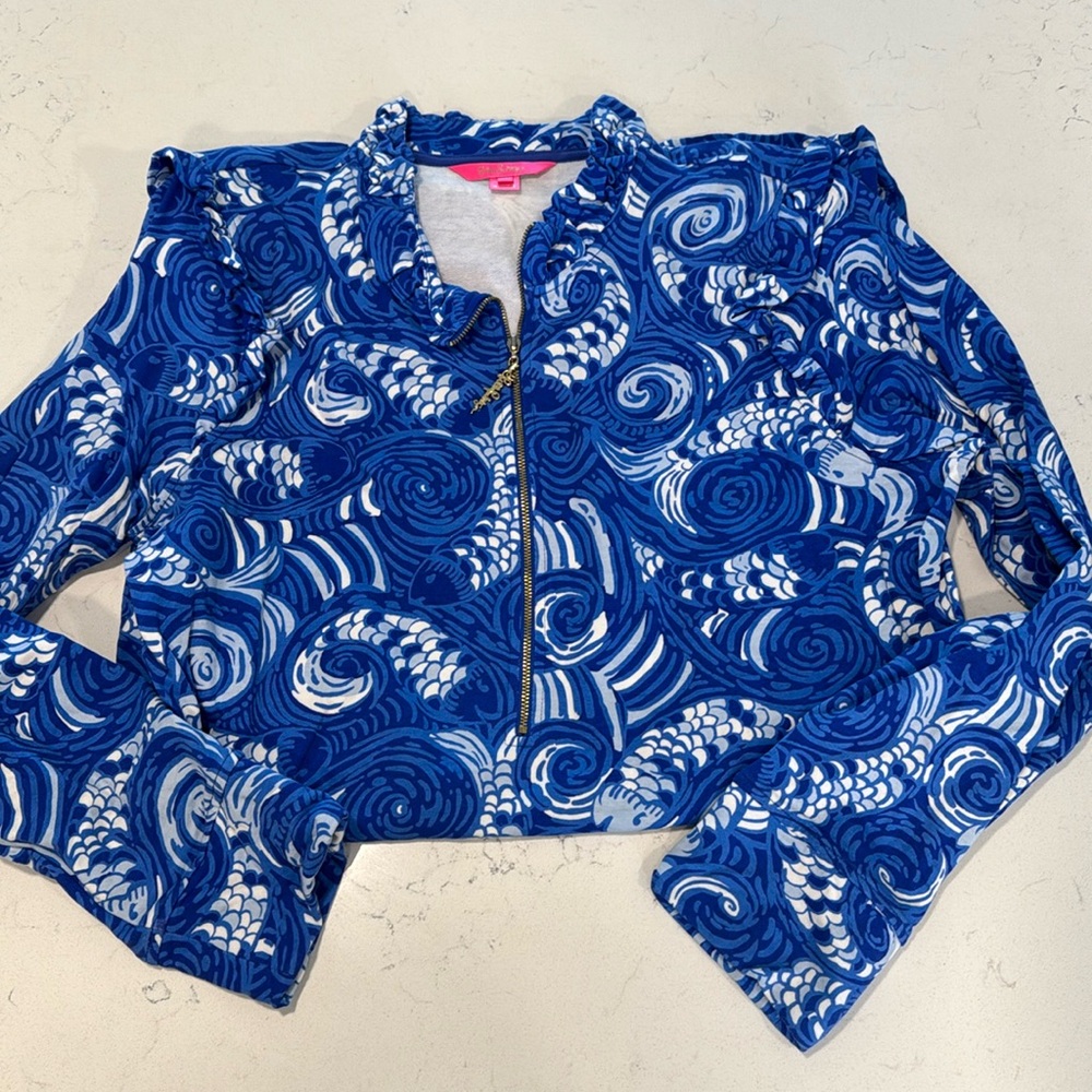 Lilly Pulitzer Florin Popover Dress EUC XL